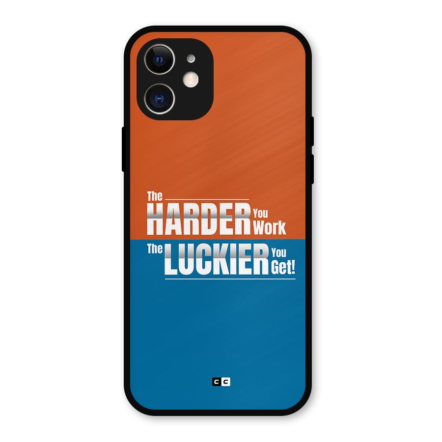 Hard Luck Metal Back Case for iPhone 12