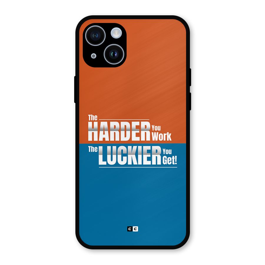 Hard Luck Metal Back Case for iPhone 14