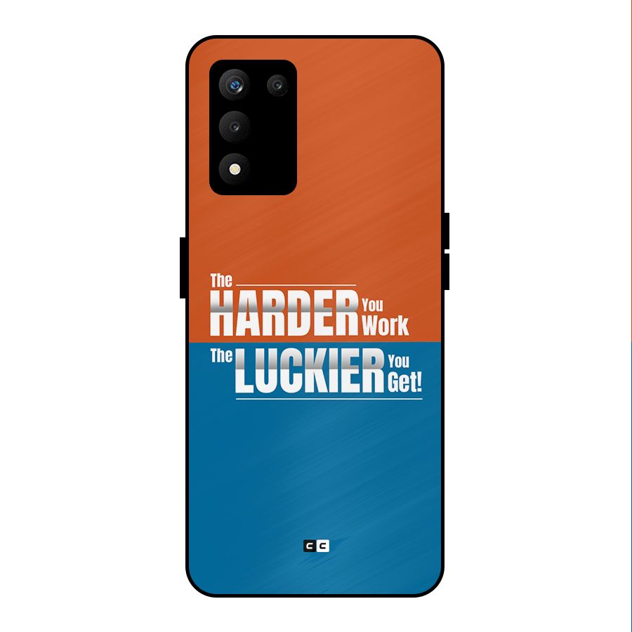 Hard Luck Metal Back Case for realme 9 5G SE