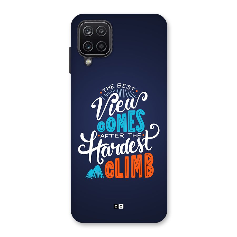 Hardest Climb Back Case for Galaxy A12