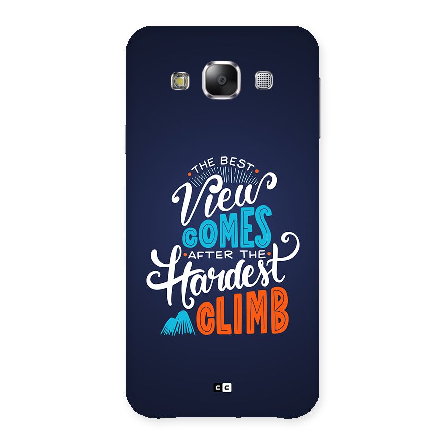 Hardest Climb Back Case for Galaxy E5