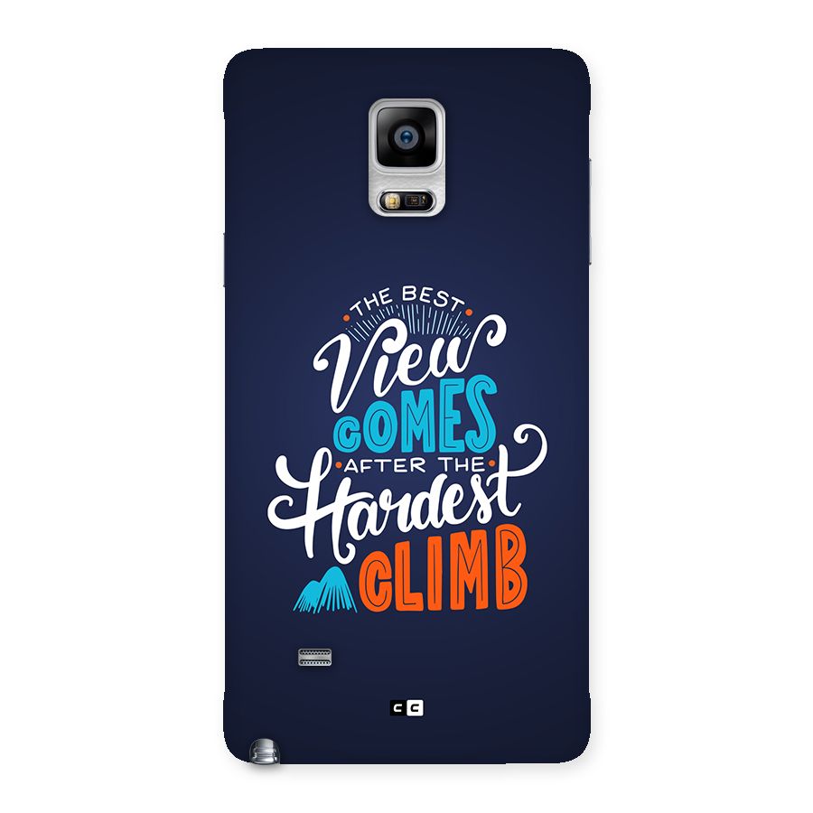 Hardest Climb Back Case for Galaxy Note 4