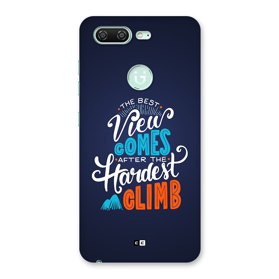 Hardest Climb Back Case for Gionee S10