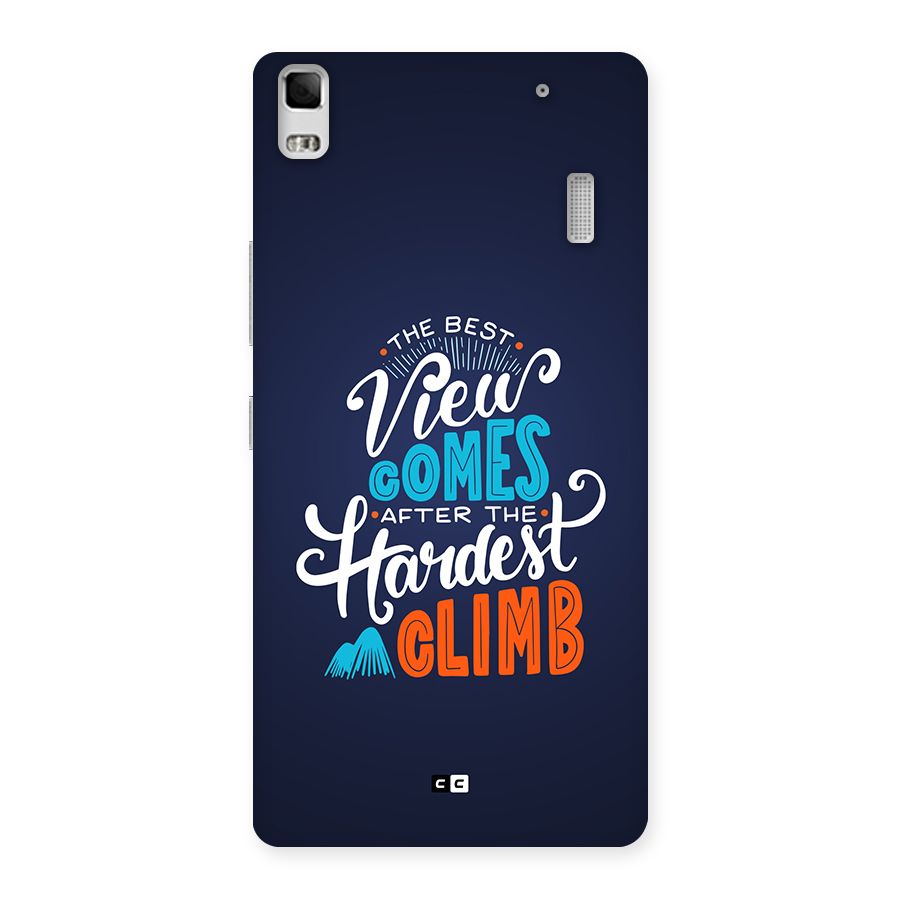 Hardest Climb Back Case for Lenovo K3 Note