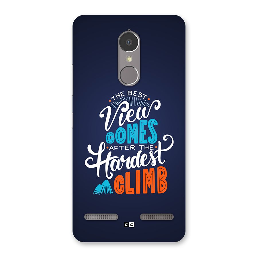 Hardest Climb Back Case for Lenovo K6