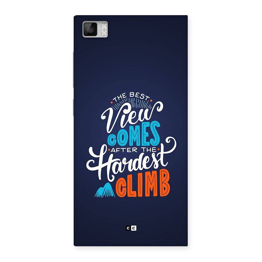 Hardest Climb Back Case for Mi3