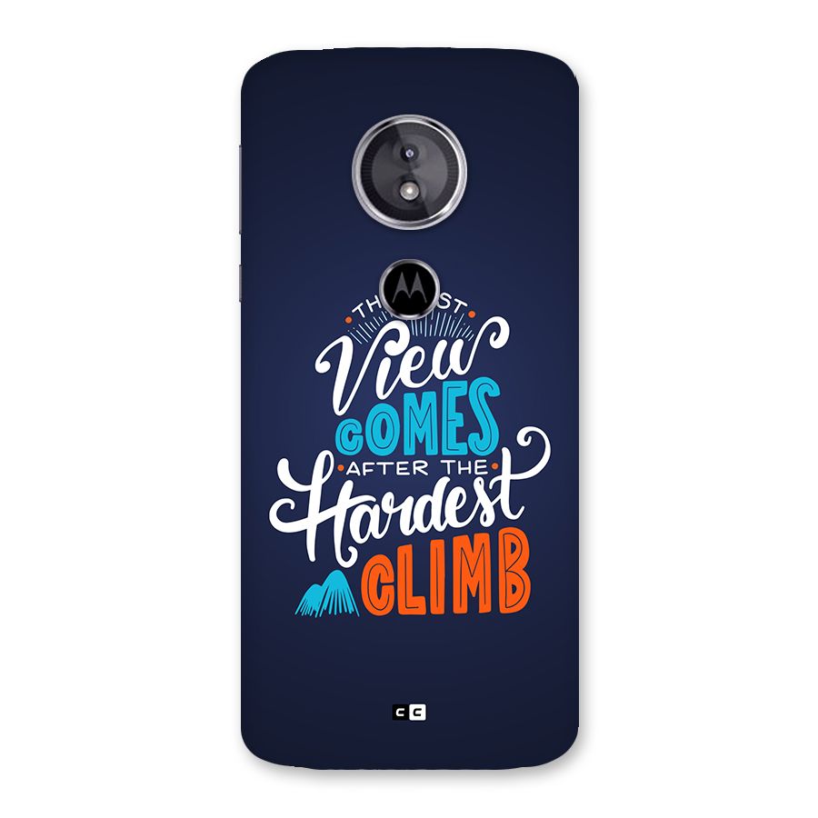 Hardest Climb Back Case for Moto E5