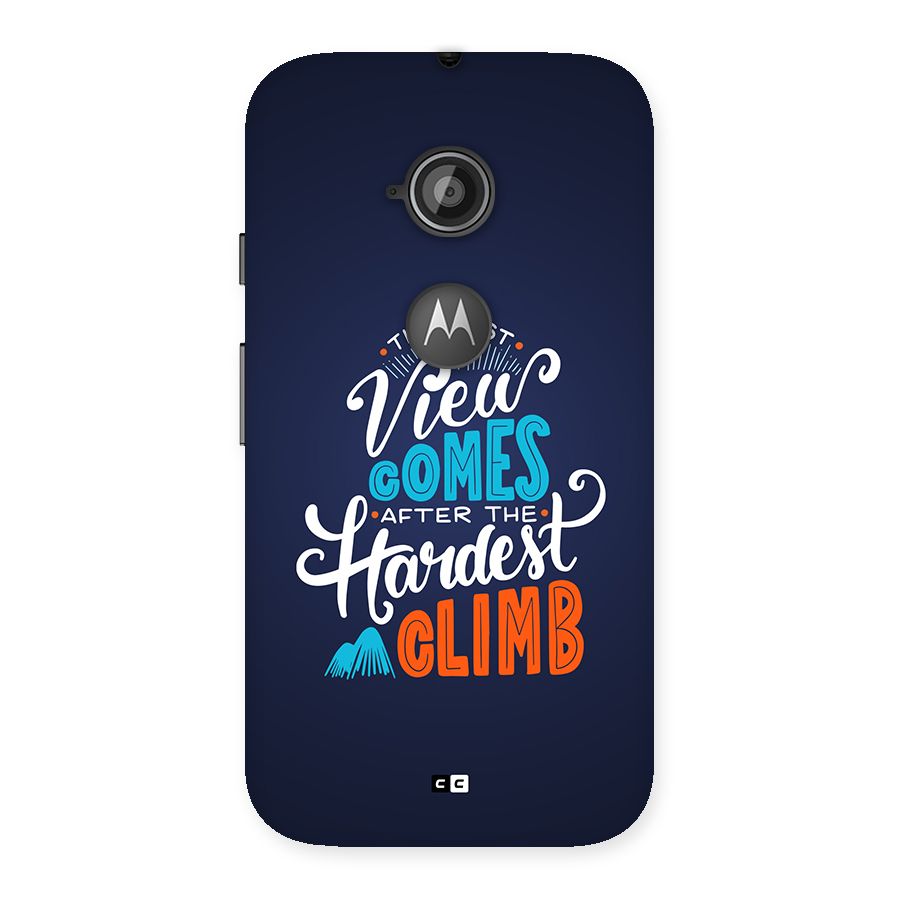 Hardest Climb Back Case for Moto E 2nd Gen