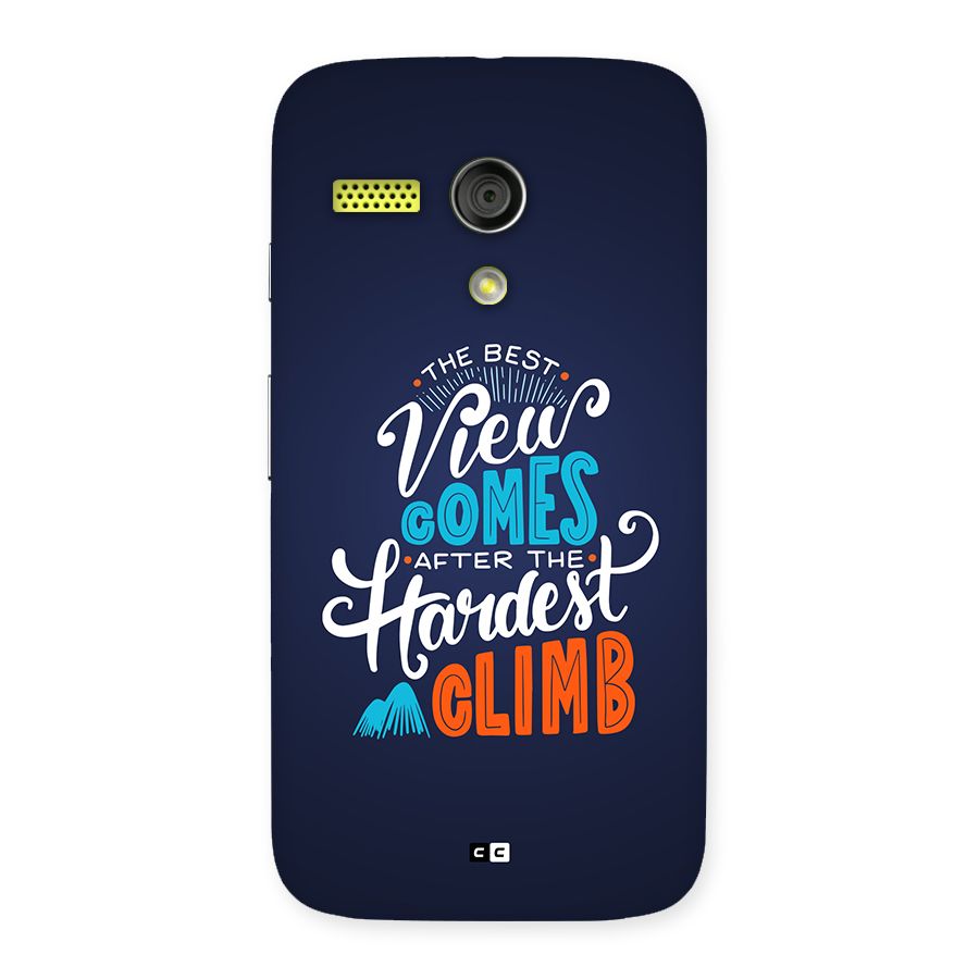 Hardest Climb Back Case for Moto G