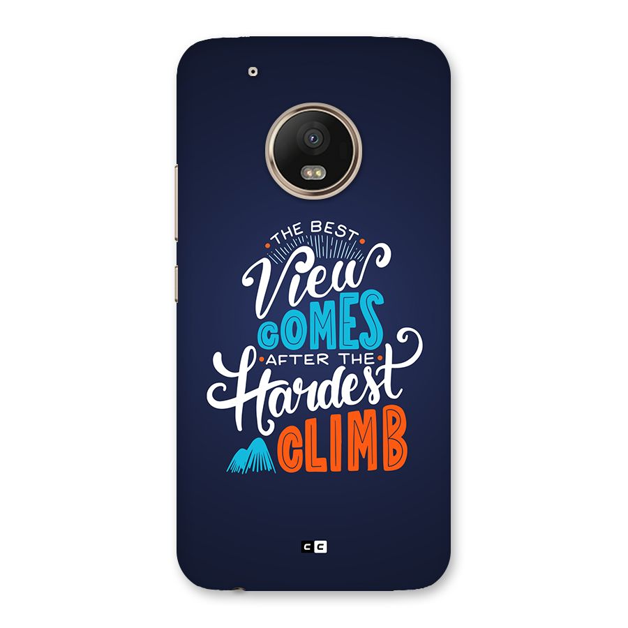Hardest Climb Back Case for Moto G5 Plus