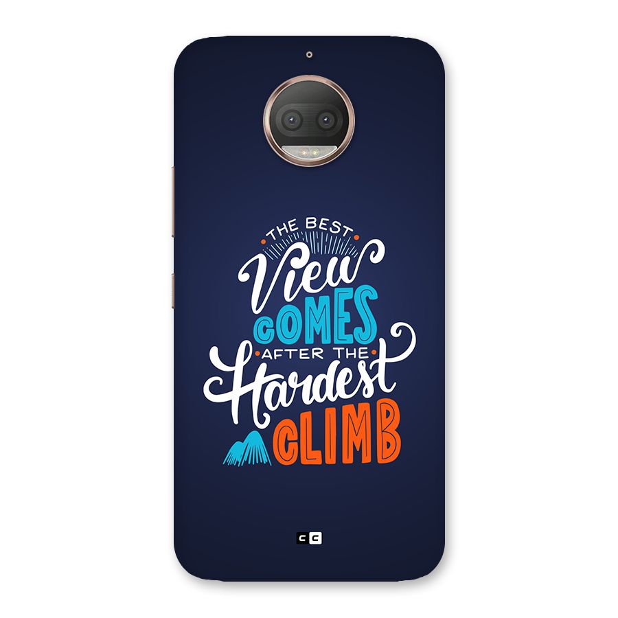 Hardest Climb Back Case for Moto G5s Plus