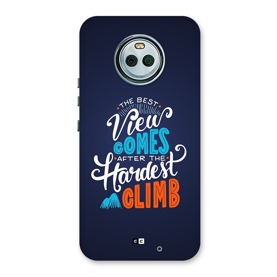 Hardest Climb Back Case for Moto X4