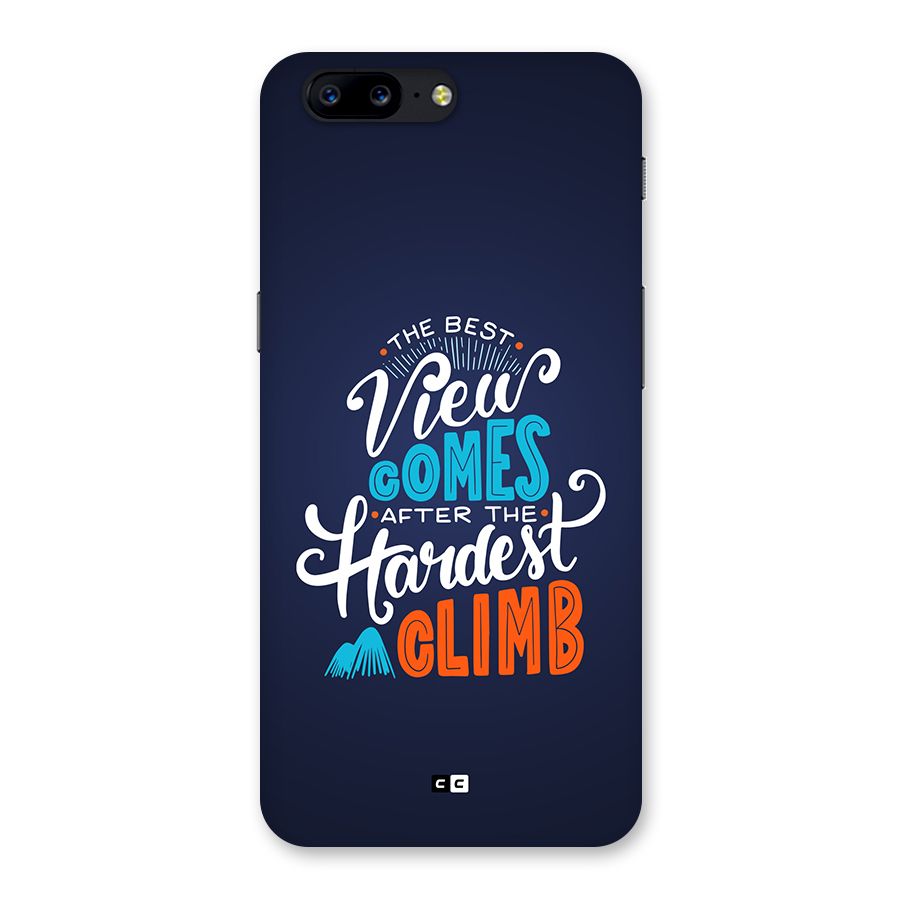 Hardest Climb Back Case for OnePlus 5