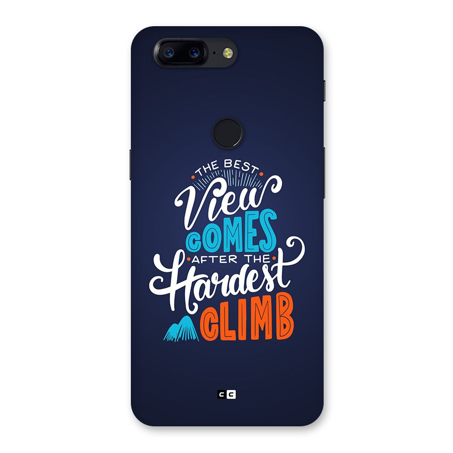 Hardest Climb Back Case for OnePlus 5T