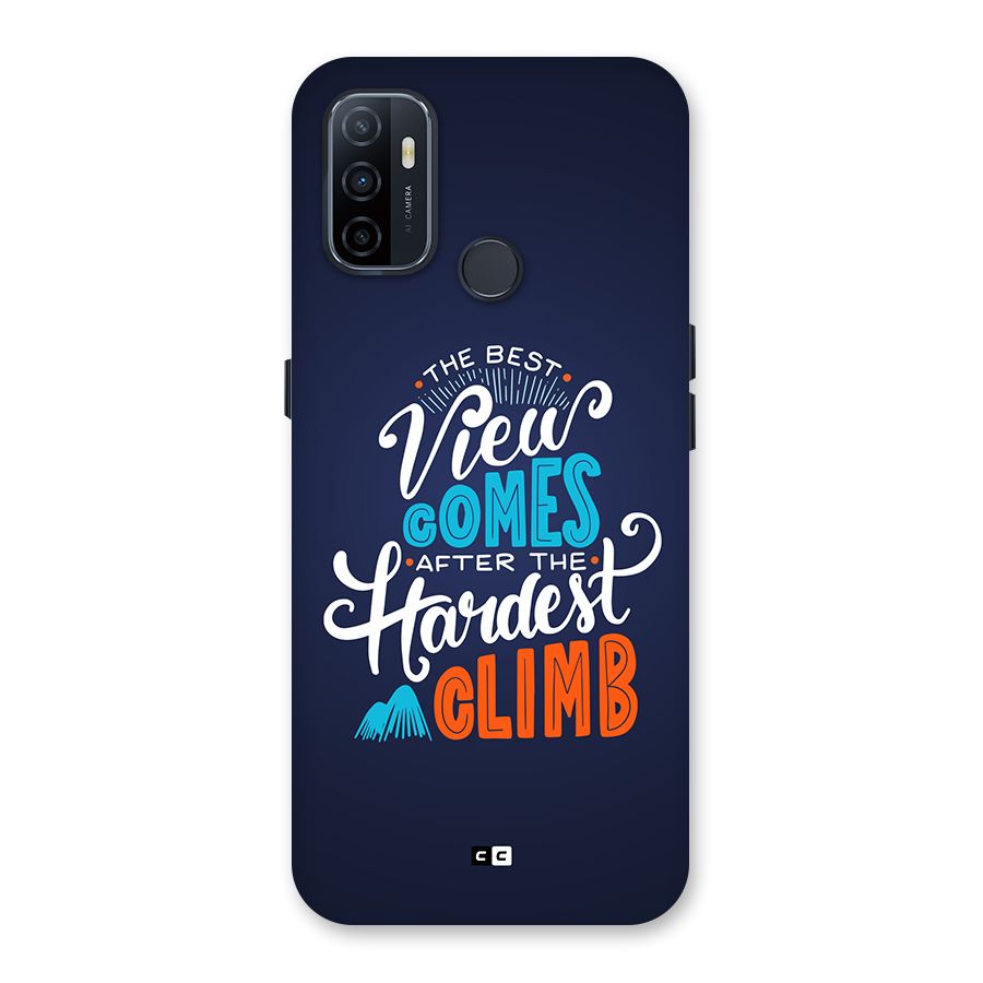 Hardest Climb Back Case for Oppo A32