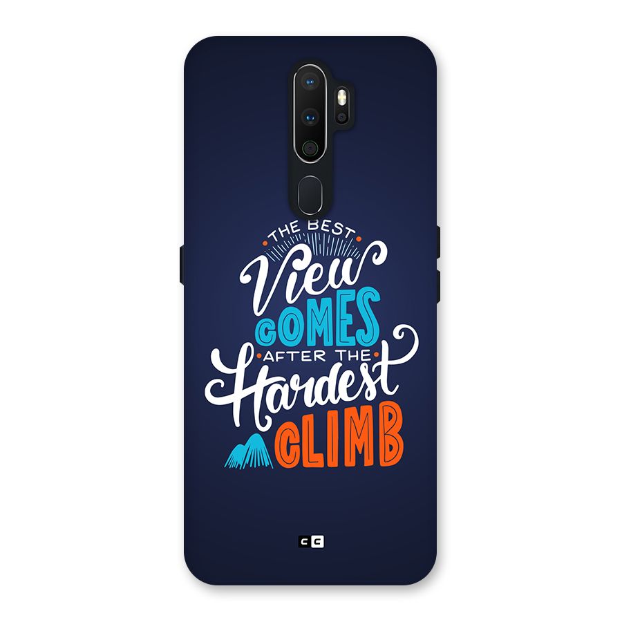 Hardest Climb Back Case for Oppo A5 (2020)