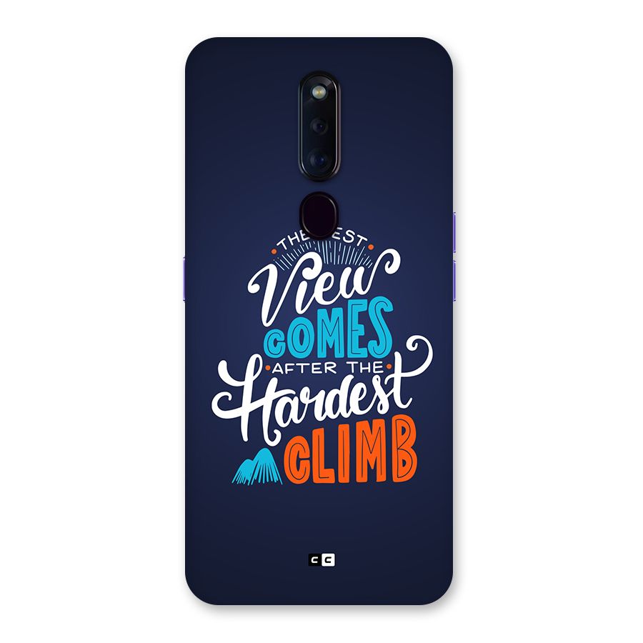 Hardest Climb Back Case for Oppo F11 Pro