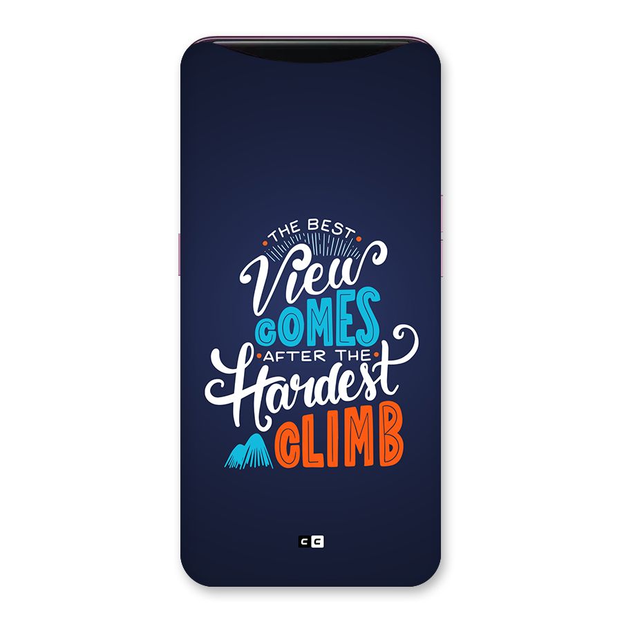 Hardest Climb Back Case for Oppo Find X