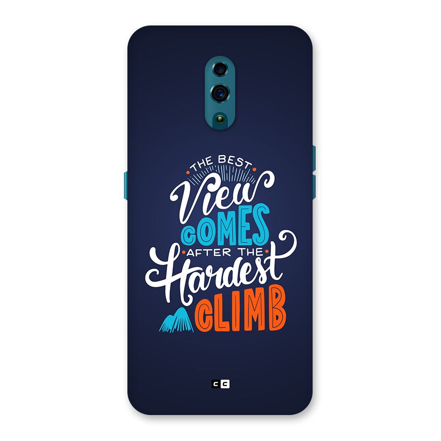 Hardest Climb Back Case for Oppo Reno
