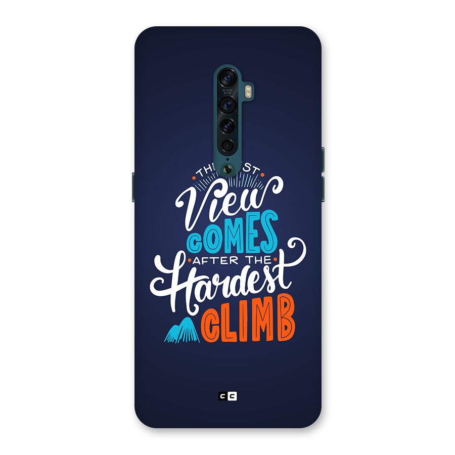 Hardest Climb Back Case for Oppo Reno2