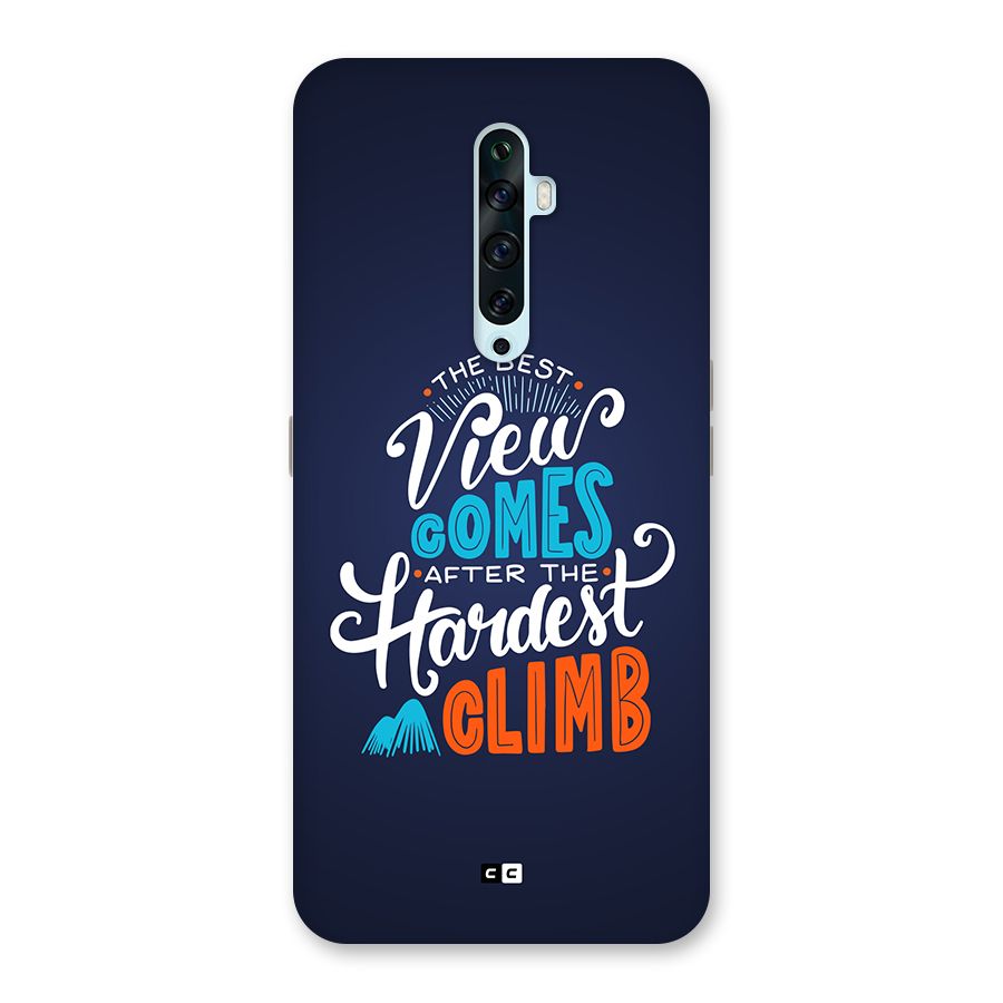 Hardest Climb Back Case for Oppo Reno2 F