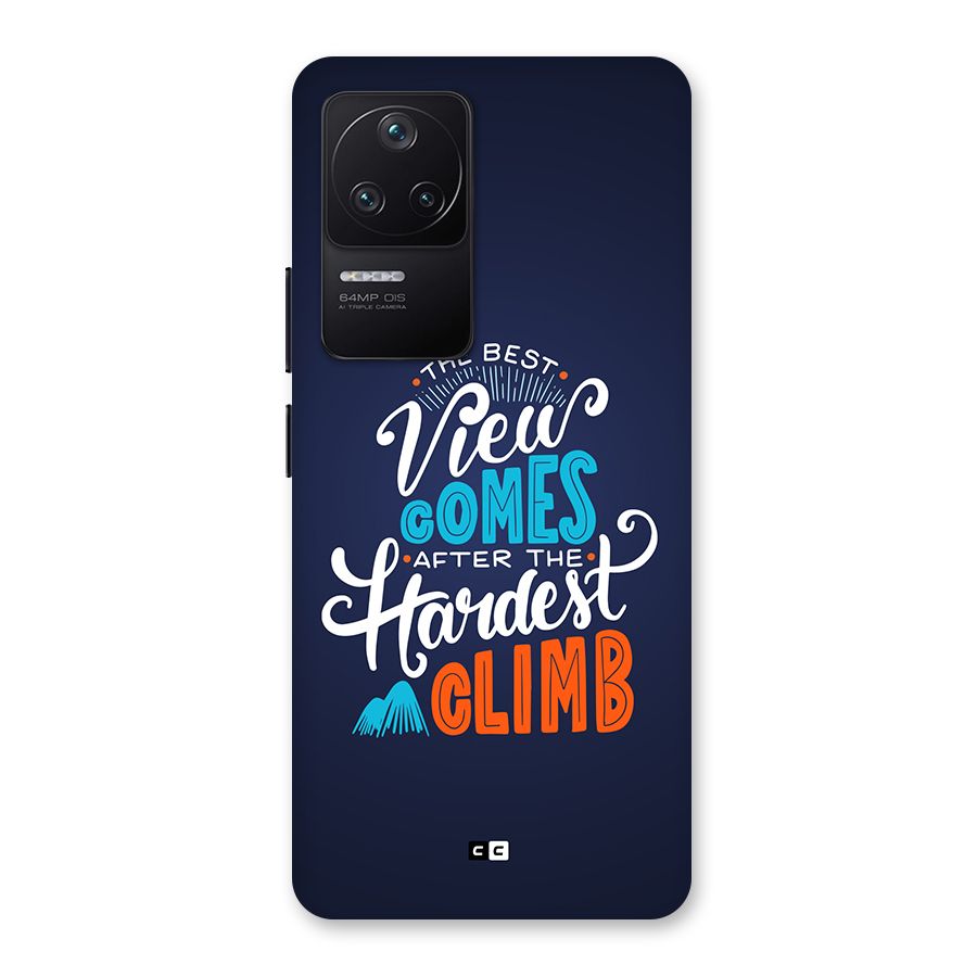 Hardest Climb Back Case for Poco F4 5G