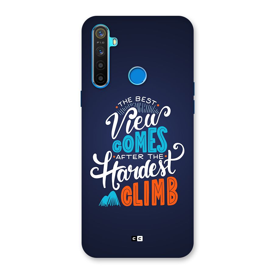 Hardest Climb Back Case for Realme 5