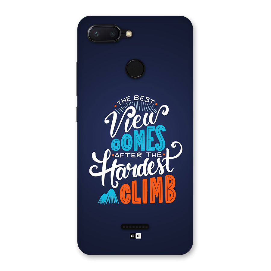 Hardest Climb Back Case for Redmi 6