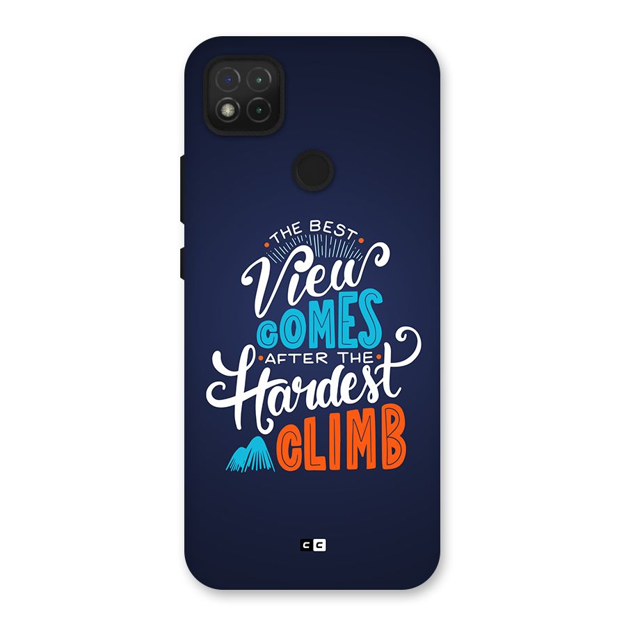 Hardest Climb Back Case for Redmi 9 Activ