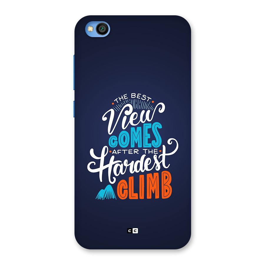 Hardest Climb Back Case for Redmi Go