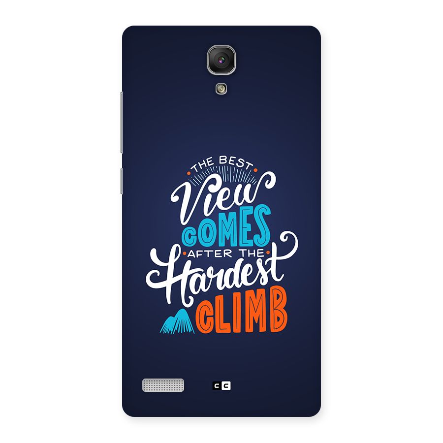 Hardest Climb Back Case for Redmi Note