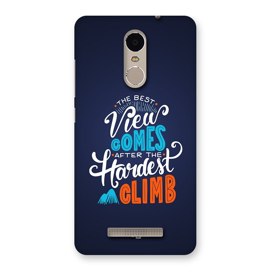 Hardest Climb Back Case for Redmi Note 3