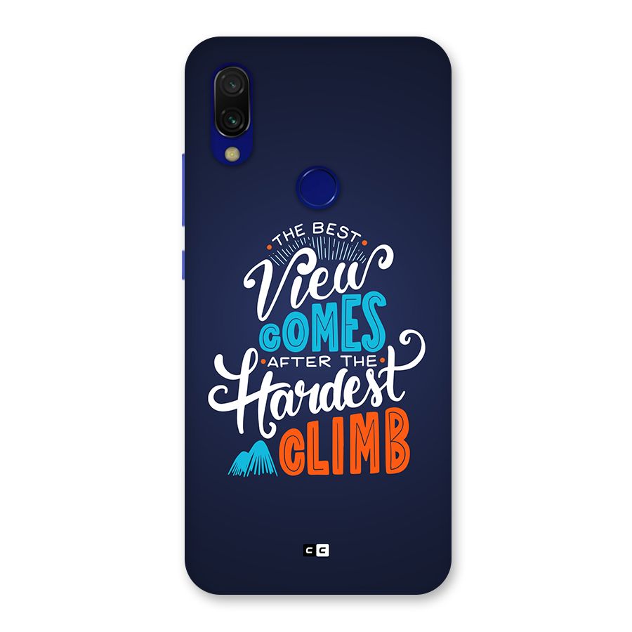 Hardest Climb Back Case for Redmi Y3