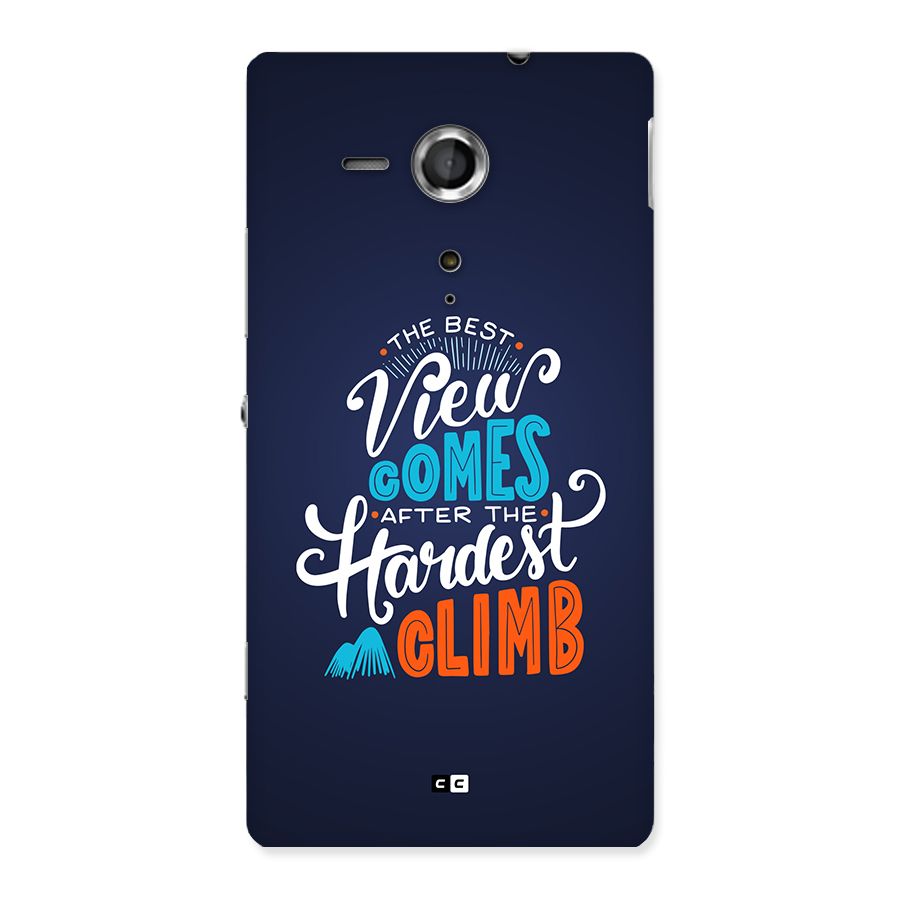 Hardest Climb Back Case for Xperia Sp