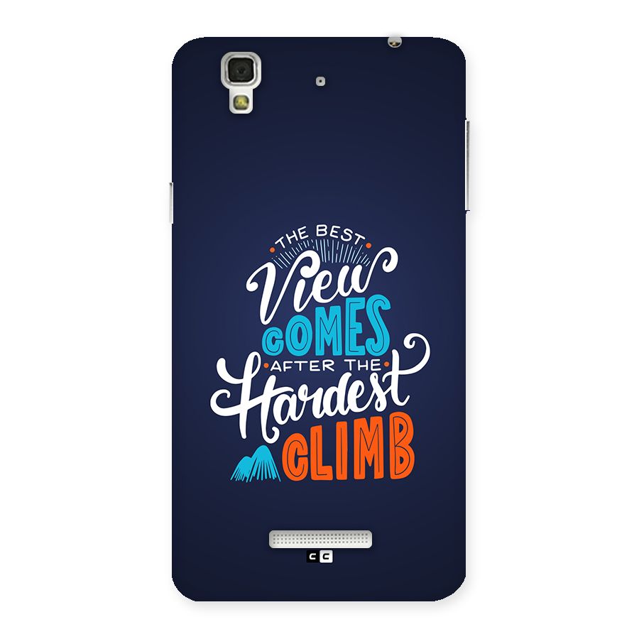 Hardest Climb Back Case for YU Yureka Plus