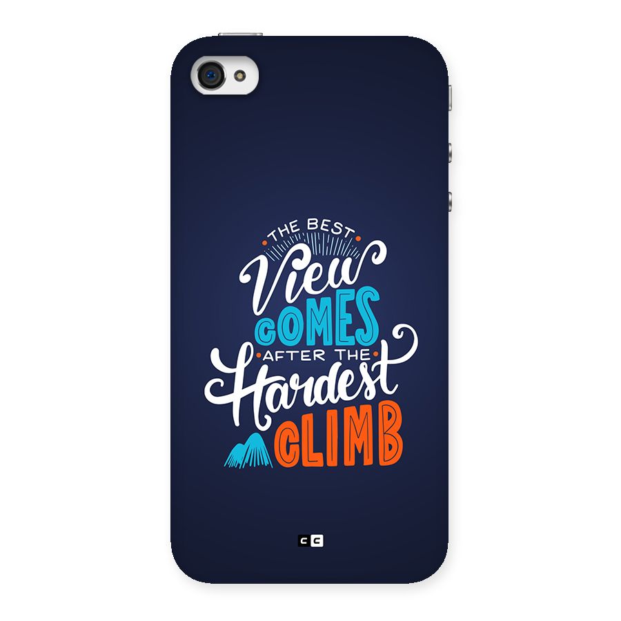 Hardest Climb Back Case for iPhone 4 4s