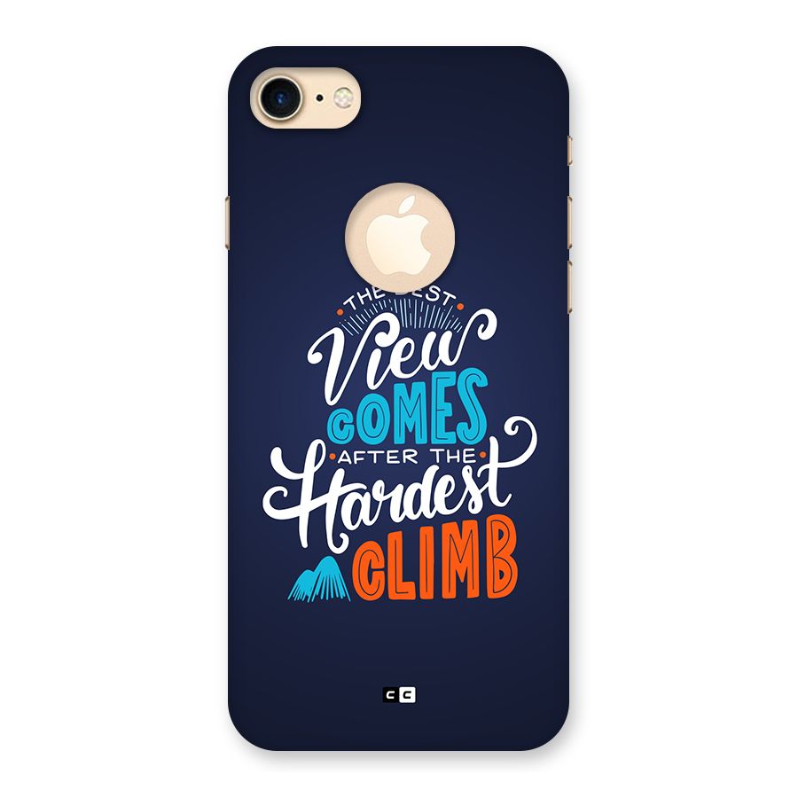 Hardest Climb Back Case for iPhone 7 Logo Cut