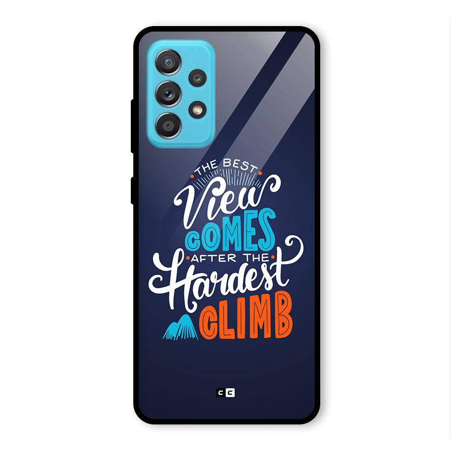 Hardest Climb Glass Back Case for Galaxy A52s 5G