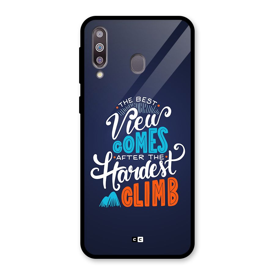 Hardest Climb Glass Back Case for Galaxy M30