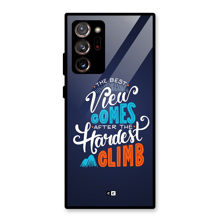 Hardest Climb Glass Back Case for Galaxy Note 20 Ultra 5G