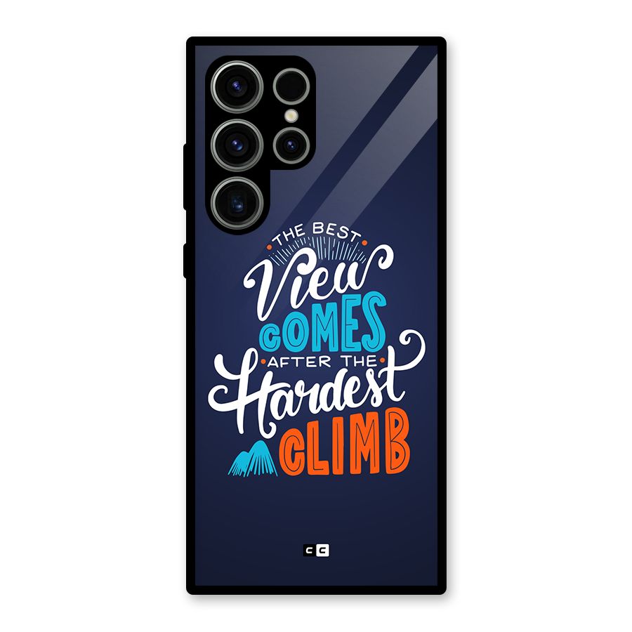 Hardest Climb Glass Back Case for Galaxy S23 Ultra