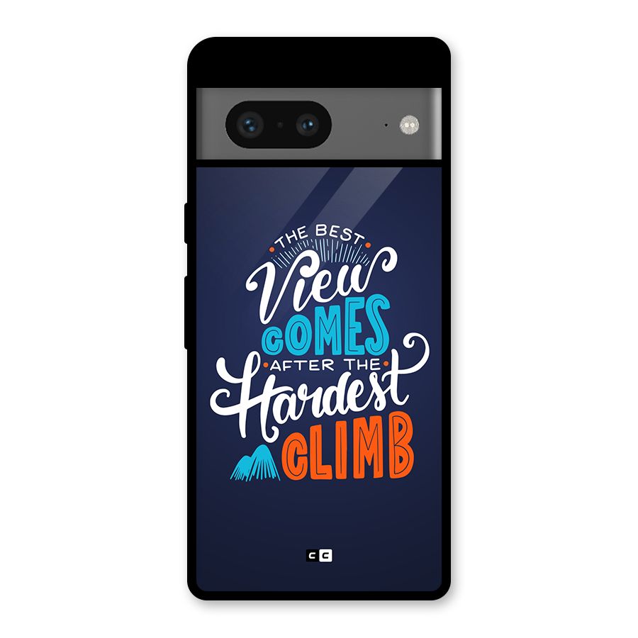 Hardest Climb Glass Back Case for Google Pixel 7