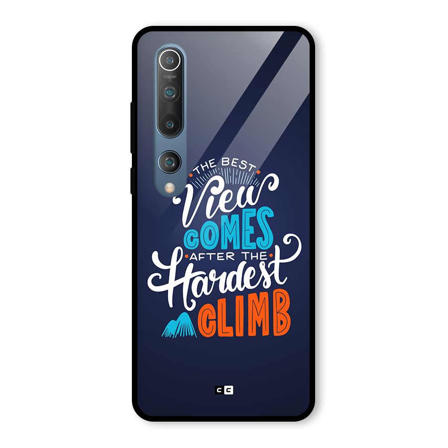 Hardest Climb Glass Back Case for Mi 10