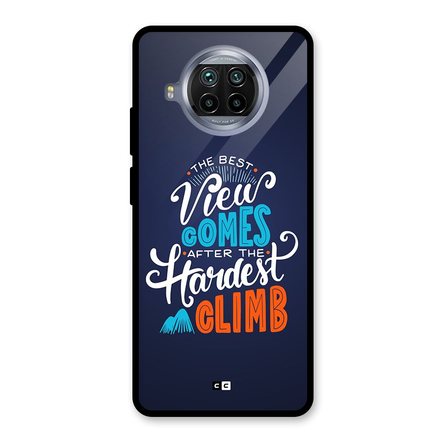 Hardest Climb Glass Back Case for Mi 10i
