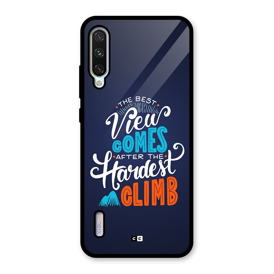 Hardest Climb Glass Back Case for Mi A3
