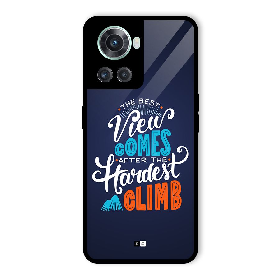 Hardest Climb Glass Back Case for OnePlus 10R