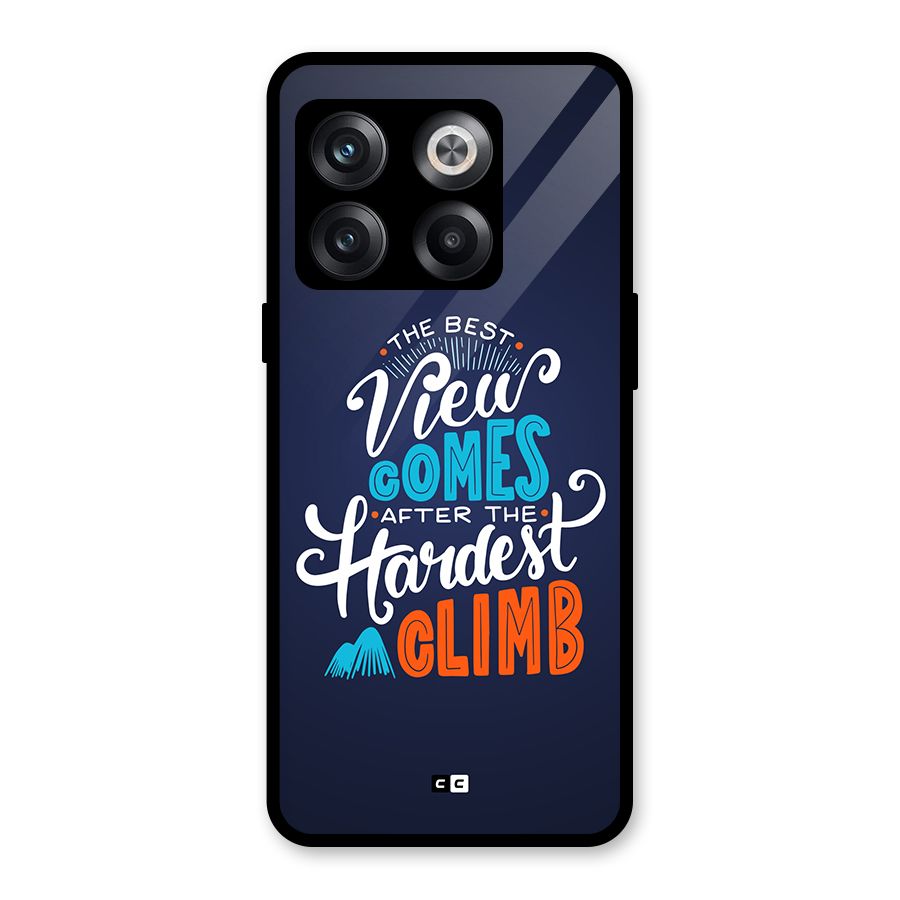 Hardest Climb Glass Back Case for OnePlus 10T
