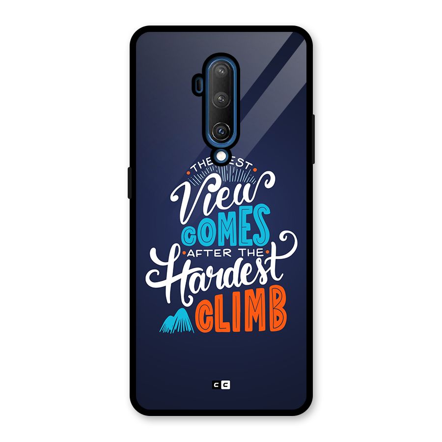 Hardest Climb Glass Back Case for OnePlus 7T Pro