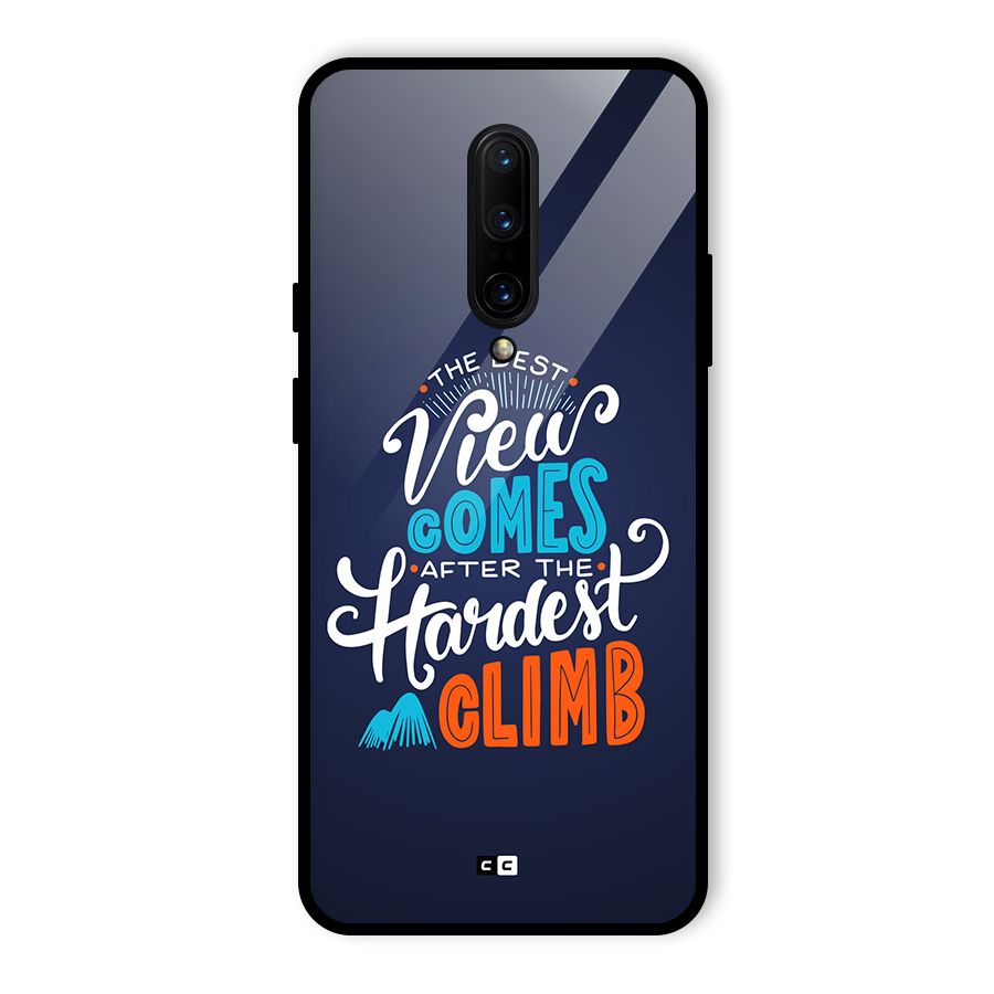 Hardest Climb Glass Back Case for OnePlus 7 Pro