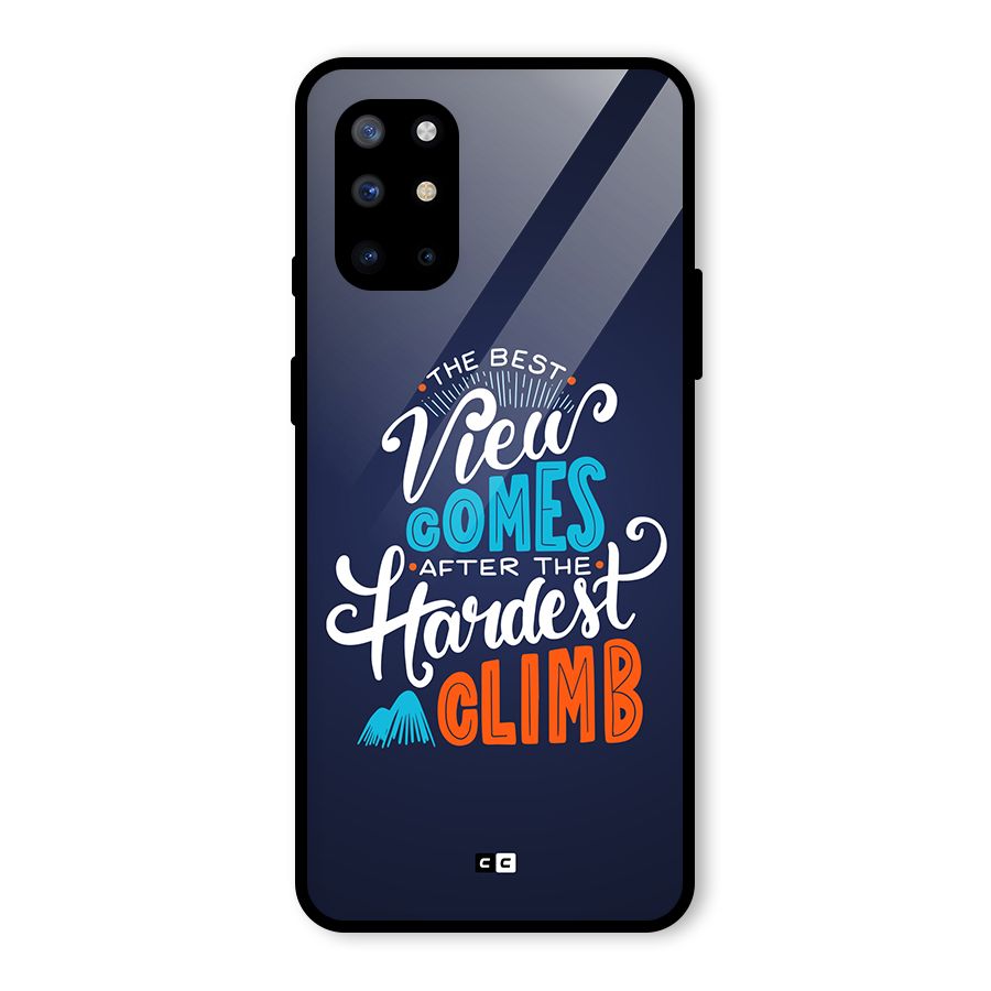 Hardest Climb Glass Back Case for OnePlus 8T